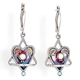 Star & Heart Judaic Earrings