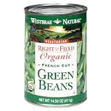 Westbrae Natural Vegetarian Organic Green Beans, French Cut, 14.5 Ounce Cans (Pack of 12)