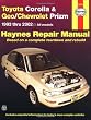 Toyota Corolla and Geo/Chev Prizm Auto Repair Manual 93-02 (Haynes Manuals)