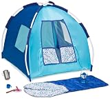 Our Generation Blue Camping Set For 18