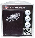 NFL Philadelphia Eagles Embroidered Golf Towel (3 Golf Balls/12 Tee Gift Set)
