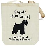 51TPOvAi57L. SL160  Bag Beige Dog Breed Classic Soft Coated Wheaten Terrier Dogs