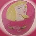 Disney Princess - aufblasbarer Hocker - pink