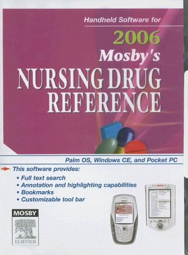 Mosbys 2006 Nursing Drug Reference CD ROM PDA Software photo Mosbys 2006 Nursing Drug Reference CD ROM PDA Software