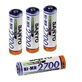 Sanyo NiMH-Akku AA (Mignon - HR 6) 2700 mAh 4er Pack