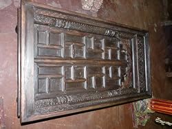 Antique Door Coffee Table Carved India Furniture