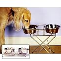 Adjustable Stainless Steel Pet / Dog Feeder
