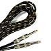 Retro-Style Braided Cloth Cable With Gold Tips - 25ft