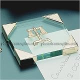 Glass Legal Paperweight