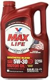 Valvoline 782256 MaxLife SAE 5W-30 High Mileage Motor Oil - 5 Quart