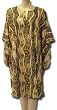 Short Caftan, Animal Print Stripes