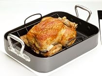 Kitchen Craft Premium Roaster Set with Side Handles and Non-Stick Rack
