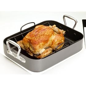 Kitchen Craft Premium Roaster Set with Side Handles and Non-Stick Rack