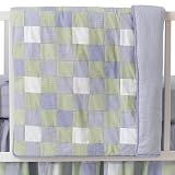 Patchwork Crib Quilt - Blue