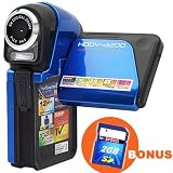 NEW Dual Cam High Resolution Blue DIGITAL VIDEO CAMCORDER / STILL CAMERA (2GB SD Included)