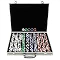 Trademark Poker 1,000-pc. Holdem Chip Set with Aluminum Case