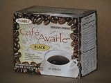 Cafe Avarle Black Healthy Coffee with Ganoderma & Cordyceps 1 Box (20 Sachets)