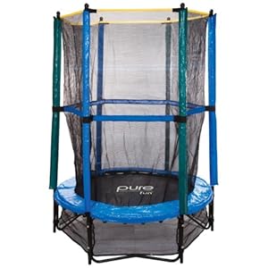 Pure Fun 55-Inch Kid's Trampoline and Enclosure Set Pure Fun 55-Inch Kid's Trampoline and Enclosure Set