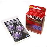 Trojan Duo Intense Vibrating Ring Stay Hard Cockring (Pack of 4)