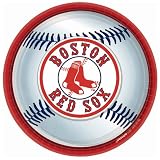 Lets Party By Amscan Boston Red Sox Baseball Round Dinner Plates