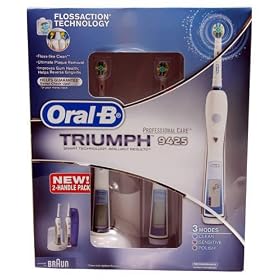 Oral B Triumph 9425 Rechargable 2 Handles