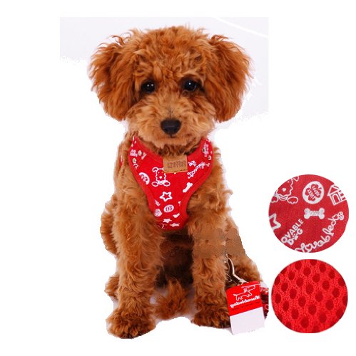 Denim / Mesh Reversible Dog Harness & Leash Set - X-Small (11