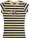 The Pirates of the Caribbean - Logo/Stripes Cap Sleeve T for women
