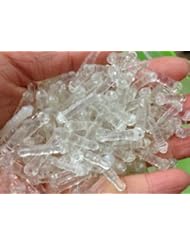 Wireless: 100pc Clear 3.5mm Headphone Jack Dustproof Iphone Plug with Hole Ear Dust Cap for Iphone 4, Iphone 4s, Iphone 5 Galaxy S Cell Phones and Mp3s Universal 3.5mm Headphone Anti Dust Plug - PEPPERLONELY