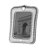 Wallace Sterling Pointed Medallion Frame, 4 x 6