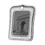 Wallace Sterling Pointed Medallion Frame, 4 x 6