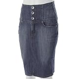 Denim Slim Skirt