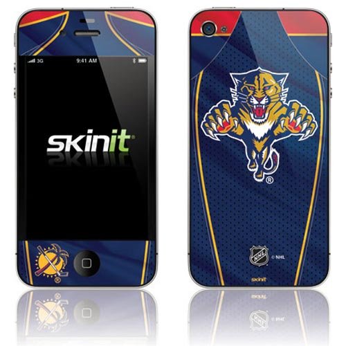 Skinit Florida Panthers Home Jersey Vinyl Skin for Apple iPhone 4 / 4S