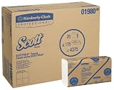SCOTT 01960 White ScottFold M Towels (25 Packs per Case)