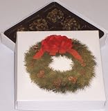 Scott's Cakes 1/2 lb. Chocolate Pecan Caramel Balls in a Wreath Box