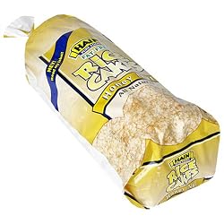 Hain Pure Snax Rice Cakes, Honey Nut, 6.3-Ounce Bags (Pack of 12)