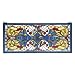 Victorian Tiffany Floral Nouveau Sonja Transom Stained Glass Window