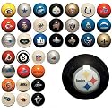 Pittsburgh Steelers NFL Billiard Balls