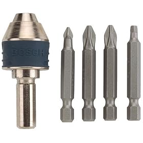 Bosch CC2100 Clic-Change 5 Piece Screwdriver Bit Assortment with Clic-Change Chuck by Bosch