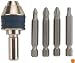 Bosch CC2100 Clic-Change 5 Piece Screwdriver Bit Assortment with Clic-Change Chuck