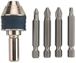 Bosch CC2100 Clic-Change 5 Piece Screwdriver Bit Assortment with Clic-Change Chuck