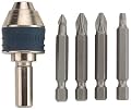 Bosch CC2100 Clic-Change 5 Piece Screwdriver Bit Assortment with Clic-Change Chuck