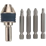 Bosch CC2100 Clic-Change 5-Piece Screwdriver Bit Assortment with Clic-Change Chuck (Tools & Home Improvement)