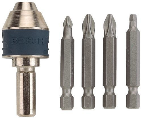 Bosch CC2100 Clic-Change 5 Piece Screwdriver Bit Assortment with Clic-Change Chuck