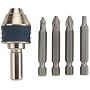 Bosch CC2100 Clic-Change 5-Piece Screwdriver Bit Assortment with Clic-Change Chuck