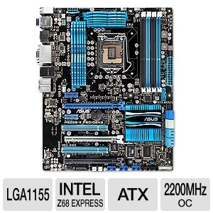 ASUS LGA 1155 - Z68 - PCIe 3.0 and UEFI BIOS Intel Z68 ATX DDR3 2200 LGA 1155 Motherboards P8Z68-V PRO/GEN3