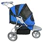 Pet Gear AT3 All-Terrain 3_Wheel 50-Pound-Capacity Pet Stroller, Large,  Blue Sky