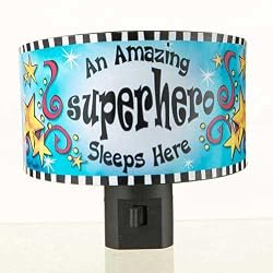 "Amazing Superhero" Projection Night Light By Suzy Toronto