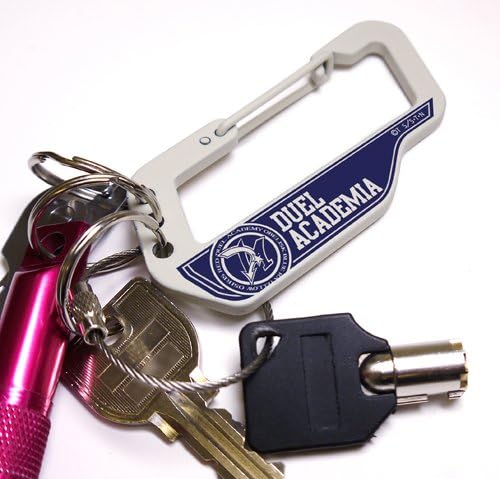 Yu-Gi-Oh! Duel Monsters Carabiner Duel Academia Logo Snap Clip Hook KeyChain D-Ring Outdoor Academy COSPA Official Japan