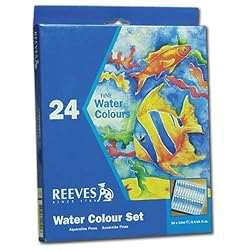 Reeves Water Colour Paint Sets set of 24