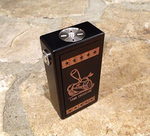Black Tank Crossing Wooden Box Mod Real Wood Mod by Cigreen